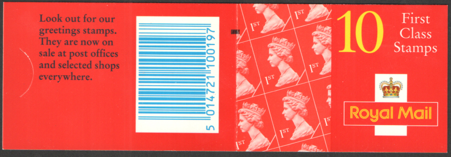 (image for) HD20 / DB17(22) + BMB Harrison 10 x 1st Class Barcode Booklet